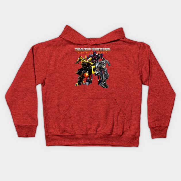 Transformers Rise Of The Beasts Kids Hoodie by Cika Ciki